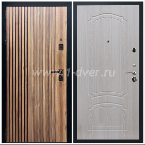 Входная дверь Армада Вектор ФЛ-140 Беленый дуб 6 мм - качественные входные металлические двери (цены) с установкой