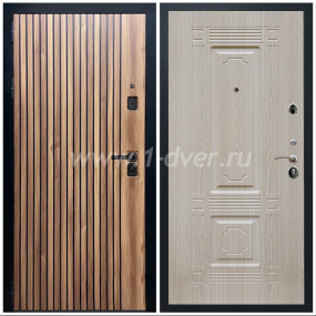 Входная дверь Армада Вектор ФЛ-2 Беленый дуб 16 мм - качественные входные металлические двери (цены) с установкой