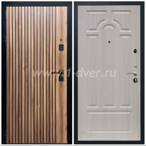 Входная дверь Армада Вектор ФЛ-58 Беленый дуб 16 мм - качественные входные металлические двери (цены) с установкой