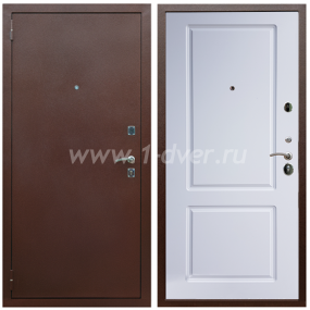 Входная дверь Армада Комфорт ФЛ-117 Белый матовый 16 мм - легкие металлические двери с установкой