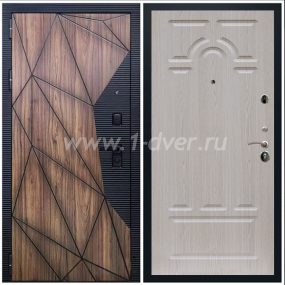 Входная дверь Армада Ламбо ФЛ-58 Беленый дуб 16 мм - входные двери в Домодедово с установкой