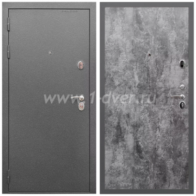 Входная дверь Армада Оптима Антик серебро ПЭ Цемент темный 6 мм - входные двери в новостройку с установкой