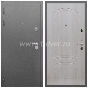 Входная дверь Армада Оптима Антик серебро ФЛ-140 Беленый дуб 6 мм - металлические двери эконом класса с установкой