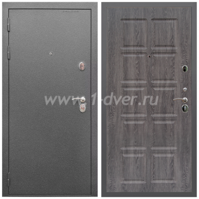 Входная дверь Армада Оптима Антик серебро ФЛ-38 Дуб филадельфия графит 10 мм - металлические двери 1,5 мм с установкой