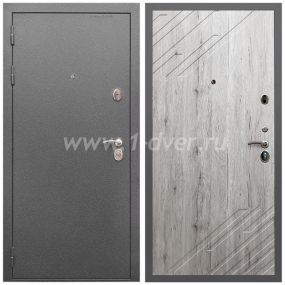 Входная дверь Армада Оптима Антик серебро ФЛ-143 Рустик натуральный 16 мм - входные металлические двери антик серебро с установкой