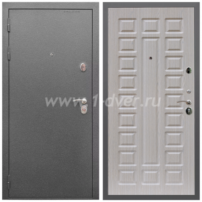 Входная дверь Армада Оптима Антик серебро ФЛ-183 Сандал белый 16 мм - металлические двери 1,5 мм с установкой
