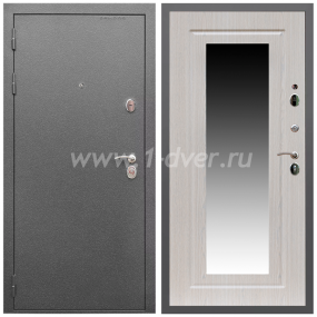Входная дверь Армада Оптима Антик серебро ФЛЗ-120 Беленый дуб 16 мм - металлические двери 1,5 мм с установкой