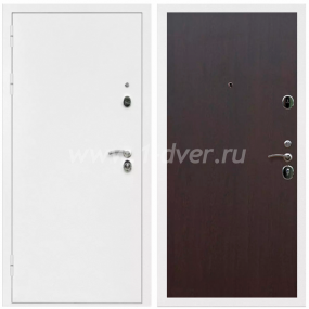 Входная дверь Армада Оптима Белая шагрень ПЭ Венге 6 мм - недорогие входные двери с установкой