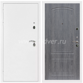 Входная дверь Армада Оптима Белая шагрень ФЛ-138 Дуб филадельфия графит 6 мм - металлические двери 1,5 мм с установкой