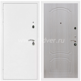 Входная дверь Армада Оптима Белая шагрень ФЛ-140 Беленый дуб 6 мм - металлические двери 1,5 мм с установкой