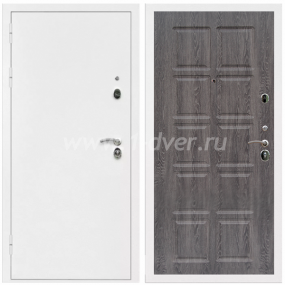 Входная дверь Армада Оптима Белая шагрень ФЛ-38 Дуб филадельфия графит 10 мм - металлические двери по индивидуальным размерам с установкой