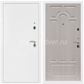 Входная дверь Армада Оптима Белая шагрень ФЛ-58 Беленый дуб 16 мм - входные двери российского производства с установкой