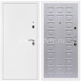 Входная дверь Армада Оптима Белая шагрень ФЛ-183 Беленый дуб 16 мм - входные двери цвета шагрень белая с установкой