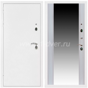 Входная дверь Армада Оптима Белая шагрень СБ-16 Сандал белый 16 мм - глухие металлические двери (входные) с установкой