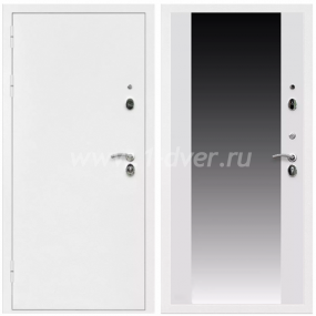 Входная дверь Армада Оптима Белая шагрень СБ-16 Белый матовый 16 мм - металлические двери 1,5 мм с установкой