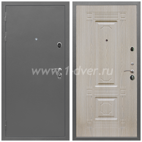 Входная дверь Армада Орбита ФЛ-2 Беленый дуб 16 мм - входные металлические двери антик серебро с установкой