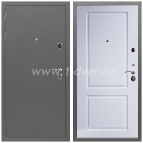 Входная дверь Армада Орбита ФЛ-117 Белый матовый 16 мм - входные металлические двери антик серебро с установкой