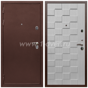 Входная дверь Армада Престиж Антик медь ОЛ-39 Лиственница бежевая 16 мм - входные двери в Серпухове с установкой