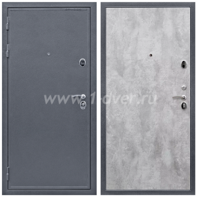Входная дверь Армада Престиж Антик серебро ПЭ Цемент светлый 6 мм - готовые металлические двери с установкой