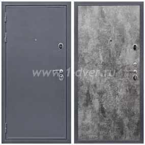 Входная дверь Армада Престиж Антик серебро ПЭ Цемент темный 6 мм - металлические двери 1,5 мм с установкой