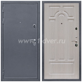 Входная дверь Армада Престиж Антик серебро ФЛ-58 Беленый дуб 6 мм - металлические двери 1,5 мм с установкой