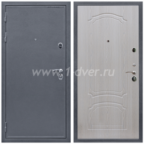 Входная дверь Армада Престиж Антик серебро ФЛ-140 Беленый дуб 6 мм - металлические двери 1,5 мм с установкой