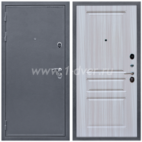 Входная дверь Армада Престиж Антик серебро ФЛ-243 Сандал белый 16 мм - двери с порошковым напылением с установкой