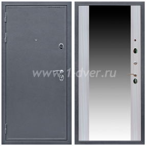 Входная дверь Армада Престиж Антик серебро СБ-16 Сандал белый 16 мм - металлические двери с зеркалом с установкой
