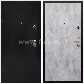Входная дверь Армада Престиж Черная шагрень ПЭ Цемент светлый 6 мм - современные входные двери с установкой