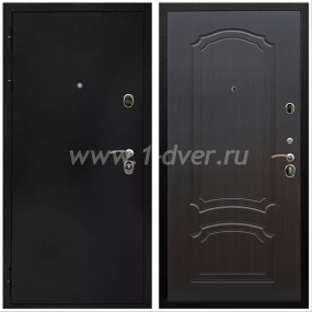 Входная дверь Армада Престиж Черная шагрень ФЛ-140 Венге 6 мм - толстые входные двери с установкой