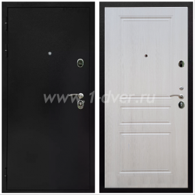 Входная дверь Армада Престиж Черная шагрень ФЛ-243 Лиственница бежевая 6 мм - металлические двери 1,5 мм с установкой