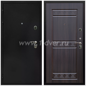 Входная дверь Армада Престиж Черная шагрень ФЛ-242 Эковенге 10 мм - черные металлические двери  с установкой