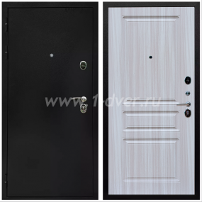 Входная дверь Армада Престиж Черная шагрень ФЛ-243 Сандал белый 16 мм - двери с порошковым напылением с установкой