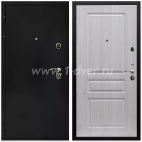 Входная дверь Армада Престиж Черная шагрень ФЛ-243 Беленый дуб 16 мм - толстые входные двери с установкой