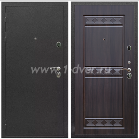Входная дверь Армада Престиж Черный шелк ФЛ-242 Эковенге 10 мм - черные металлические двери  с установкой