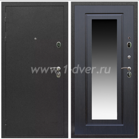 Входная дверь Армада Престиж Черный шелк ФЛЗ-120 Венге 16 мм - черные металлические двери  с установкой