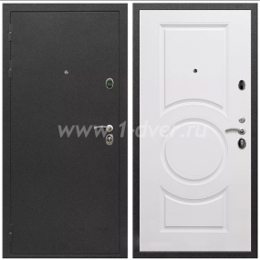 Входная дверь Армада Престиж Черный шелк МС-100 Белый матовый 16 мм - антивандальные входные двери с установкой