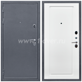 Входная дверь Армада Престиж 2080 Антик серебро ФЛ-119 Ясень белый 16 мм - готовые металлические двери с установкой