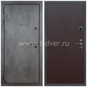 Входная дверь Армада Лофт ПЭ Венге 6 мм - одностворчатые металлические двери с установкой