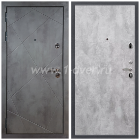 Входная дверь Армада Лофт ПЭ Цемент светлый 6 мм - наружные металлические утепленные двери с установкой
