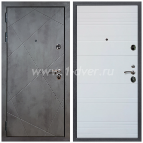 Входная дверь Армада Лофт ФЛ Дуб кантри белый горизонт 6 мм - входные двери российского производства с установкой