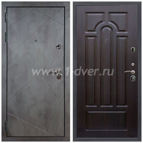 Входная дверь Армада Лофт ФЛ-58 Венге 16 мм - входные двери в Серпухове с установкой