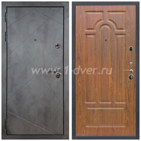 Входная дверь Армада Лофт ФЛ-58 Мореная береза 16 мм - одностворчатые металлические двери с установкой