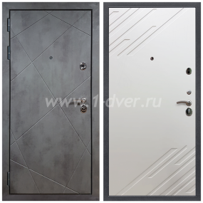 Входная дверь Армада Лофт ФЛ-143 Шате крем 16 мм - наружные металлические утепленные двери с установкой