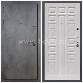 Входная дверь Армада Лофт ФЛ-183 Сандал белый 16 мм - входные двери в здание с установкой