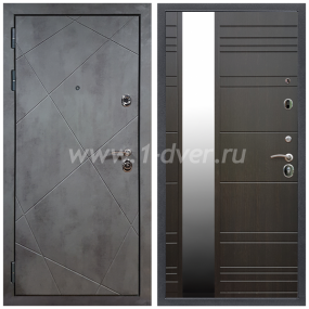 Входная дверь Армада Лофт ФЛЗ-Сити Венге 16 мм - глухие металлические двери (входные) с установкой
