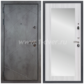 Входная дверь Армада Лофт ФЛЗ-Пастораль Сандал белый 16 мм - металлические двери с зеркалом с установкой