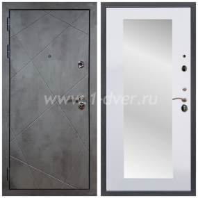 Входная дверь Армада Лофт ФЛЗ-Пастораль Белый матовый 16 мм - готовые металлические двери с установкой