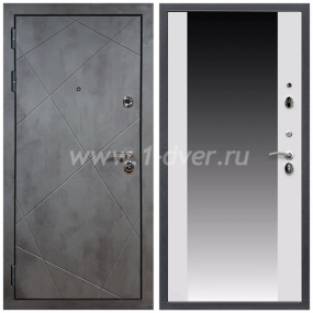 Входная дверь Армада Лофт СБ-16 Белый матовый 16 мм - глухие металлические двери (входные) с установкой