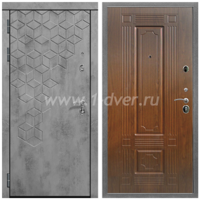 Входная дверь Армада Квадро ФЛ-2 Моренная береза 6 мм - наружные металлические утепленные двери с установкой